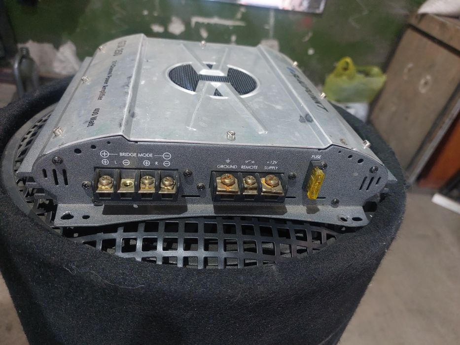 Сабвуфер + усилитель