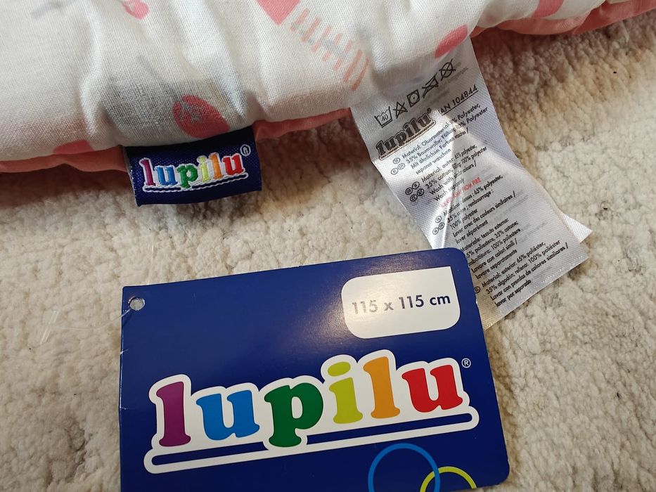 Kołderka, mata do zabawy dla dziewczynki 115 cm na 115 cm