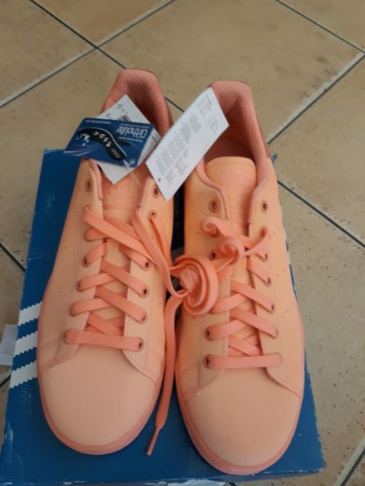 Adidas stan smith adicolor lososiowe-morelowe 47 1/3