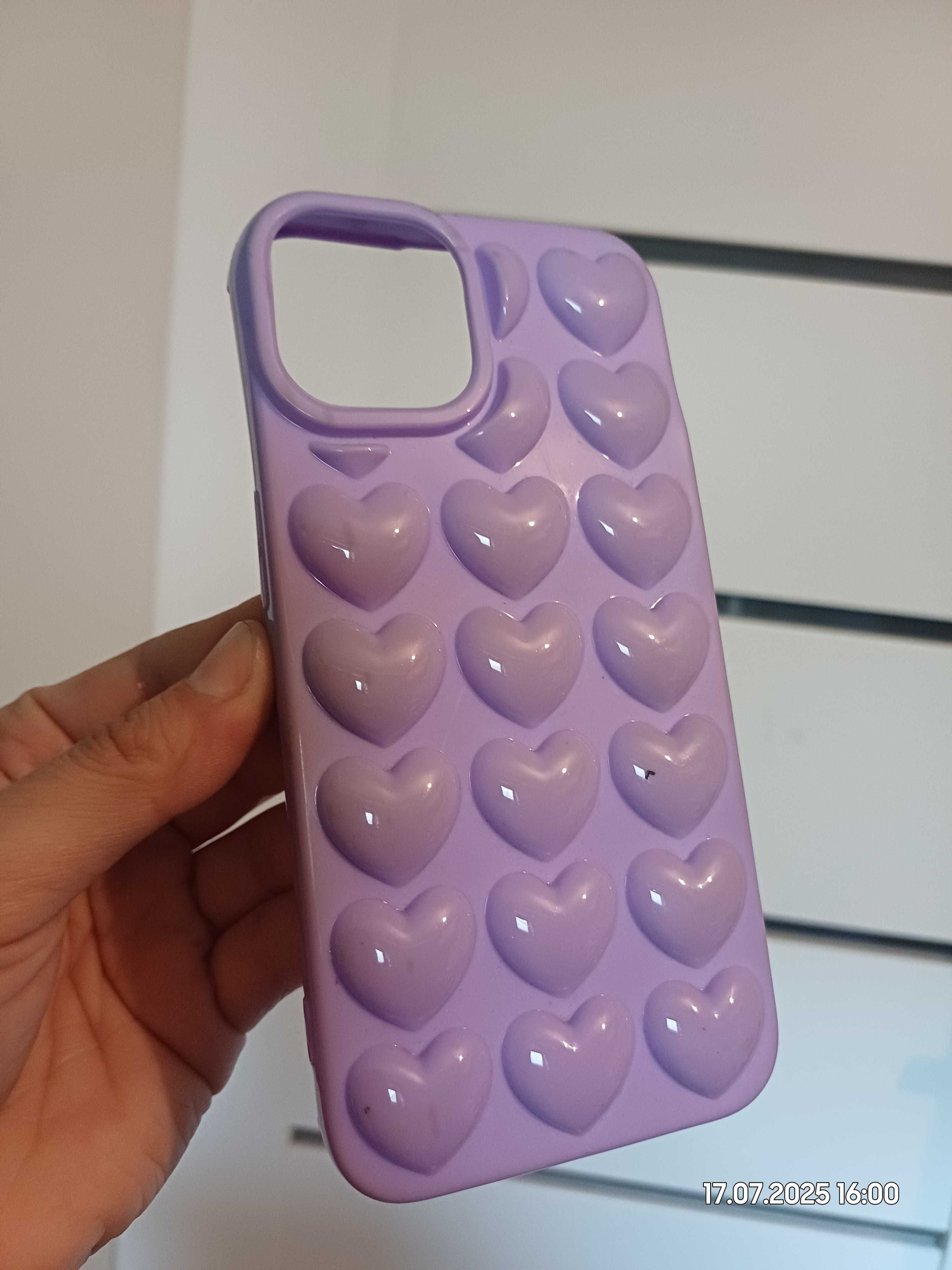 etui silikonowe serca 3D iPhone