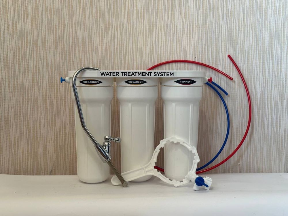 Проточний потрійний фільтр для питної води виробництво Україна