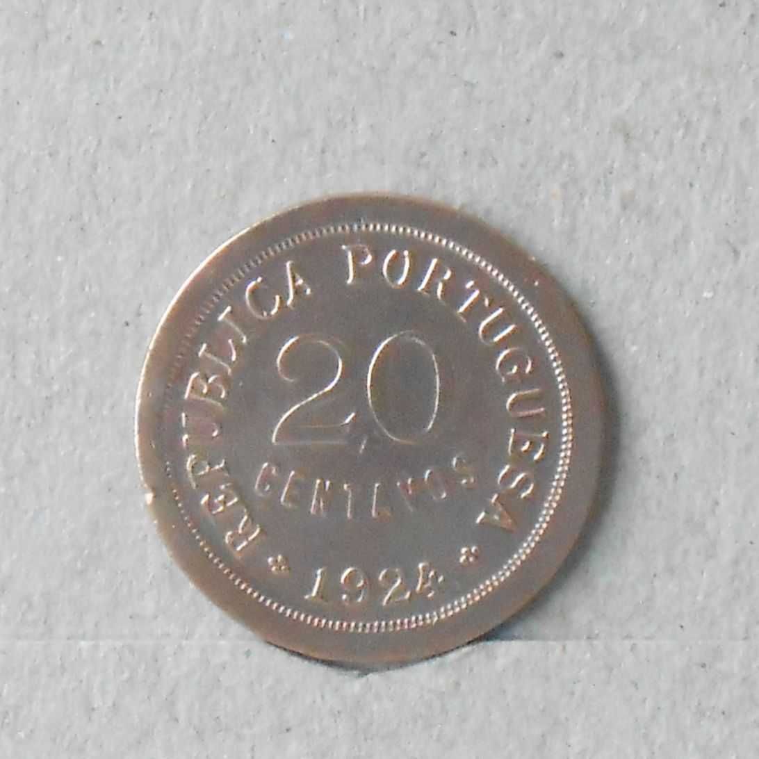 Portugal 20 centavos 1924 - olx X10665