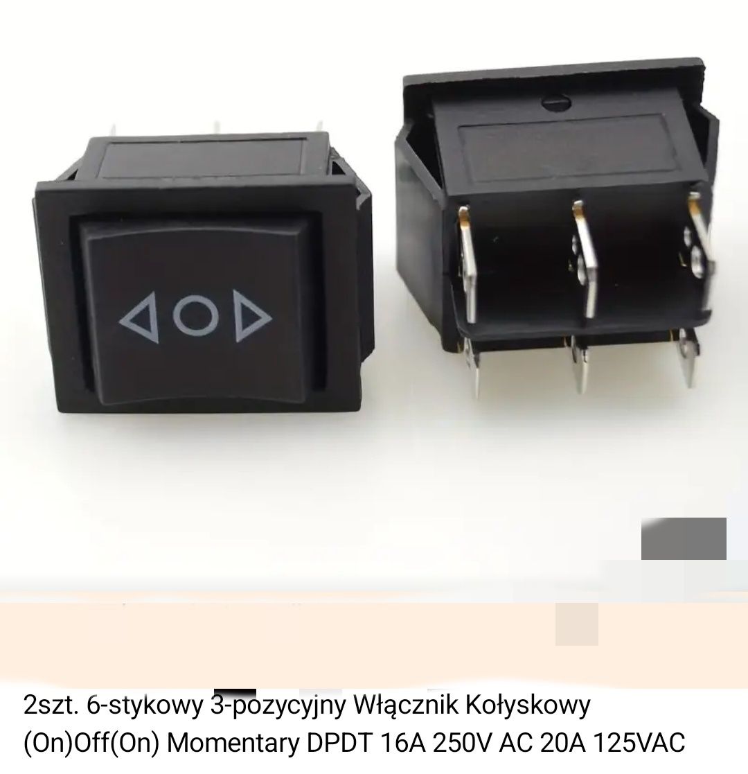 6 styk 3 pozycyjny monostyk dzwonkowy przycisk 2 0 1 / 3 2 1 2szt