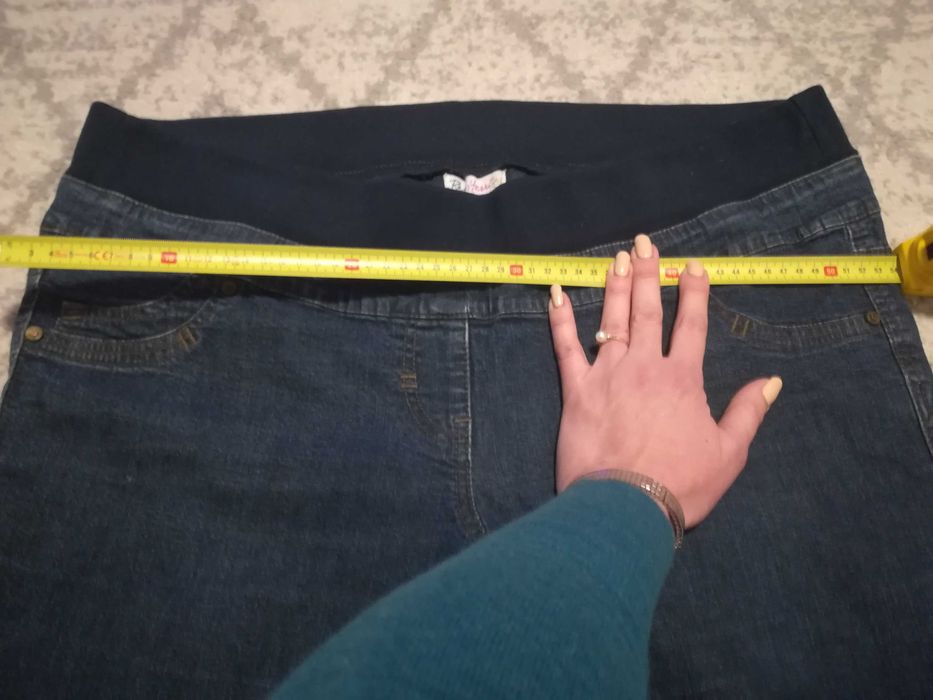 Spodnie ciążowe jeans rozmiar 18/ 44 rurki