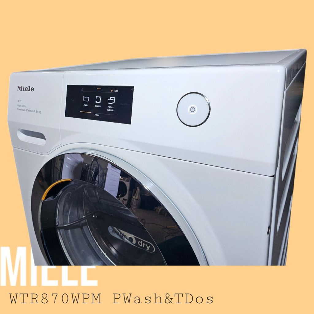 Miele WTR 870 WPM – pralko‑suszarka 8 / 5 kg TwinDos, Wi‑Fi, SteamCare