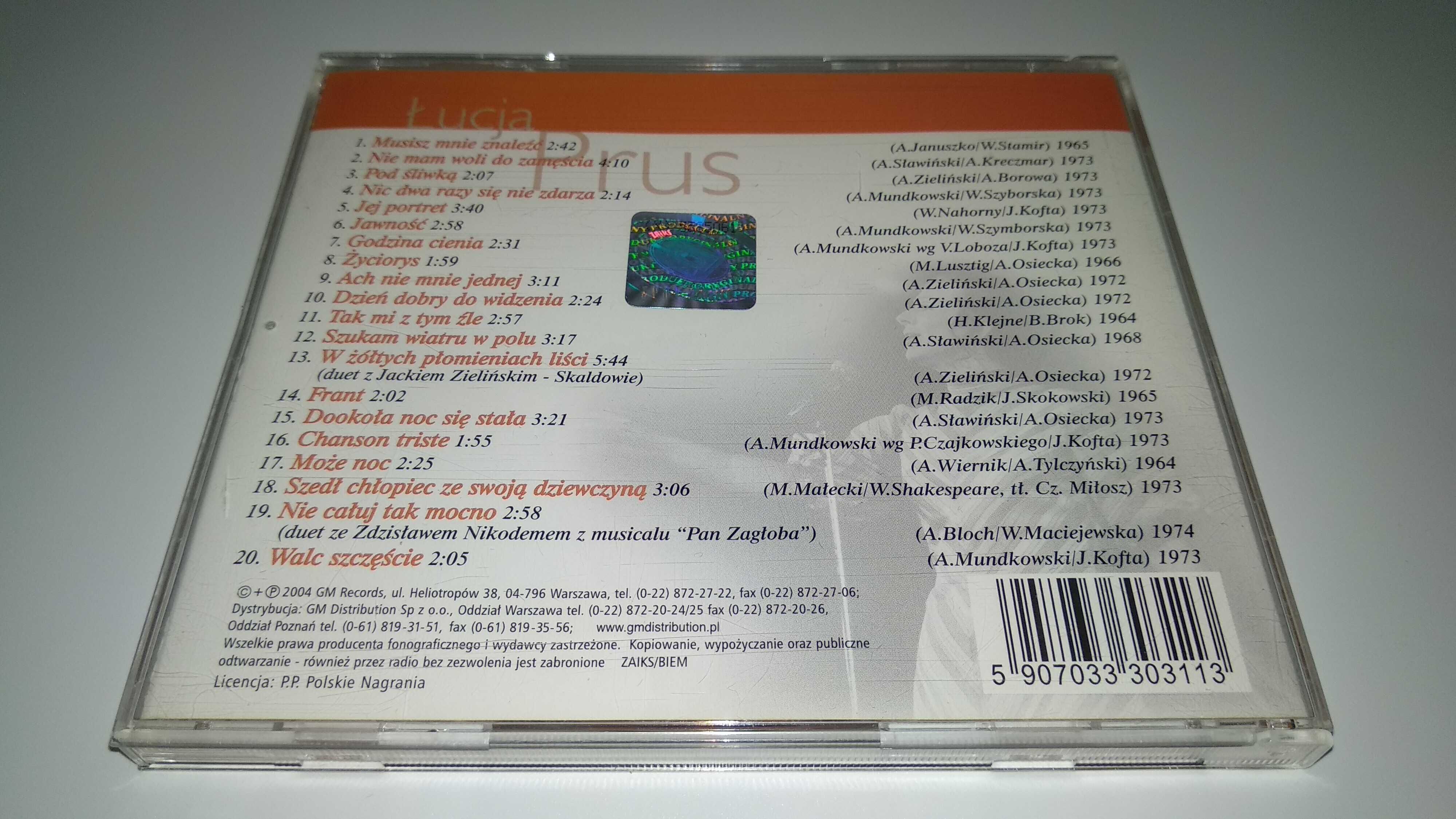 Łucja Prus - Złote Przeboje - Platynowa Kolekcja