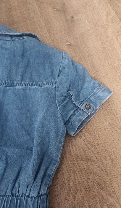 Przepiękny jeansowy kombinezon Coccodrillo. R. 110. Stan idealny