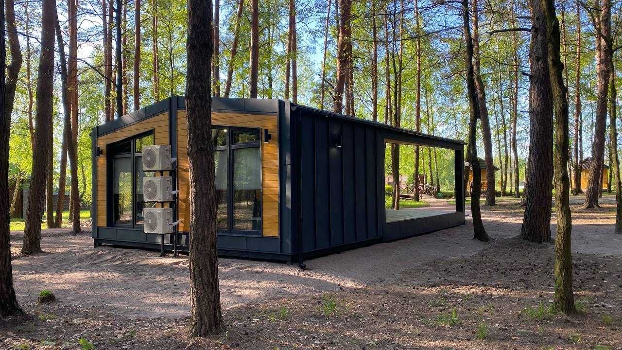 Якісний теплий каркасний модульний будинок 50м2 з ремонтом 2 кімнати!