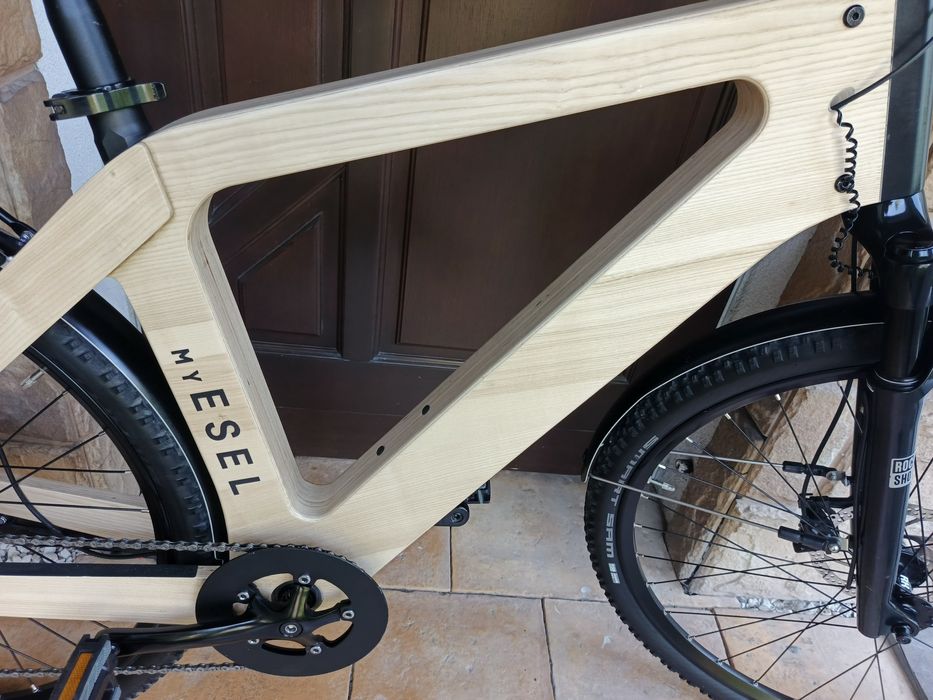 ROWERY Elektryczny DREWNIANY 28" Unikat Wysyłka