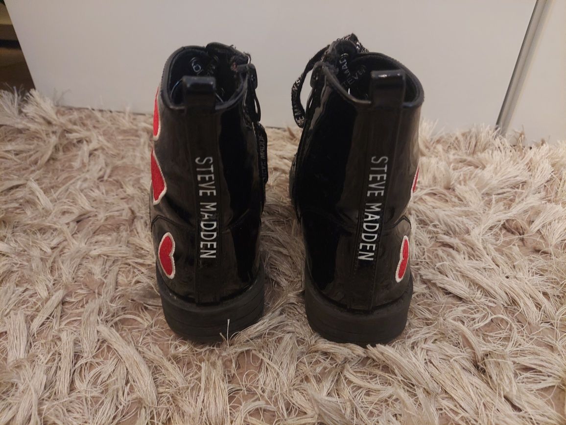 Botki lakierowane Steve Madden r.31 (20 cm)