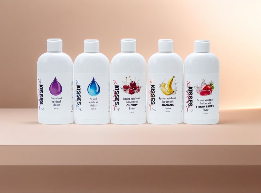 Акція! АНАЛЬНИЙ ГЕЛЬ-ЛУБРИКАНТ Kisses 200ml на водній основі