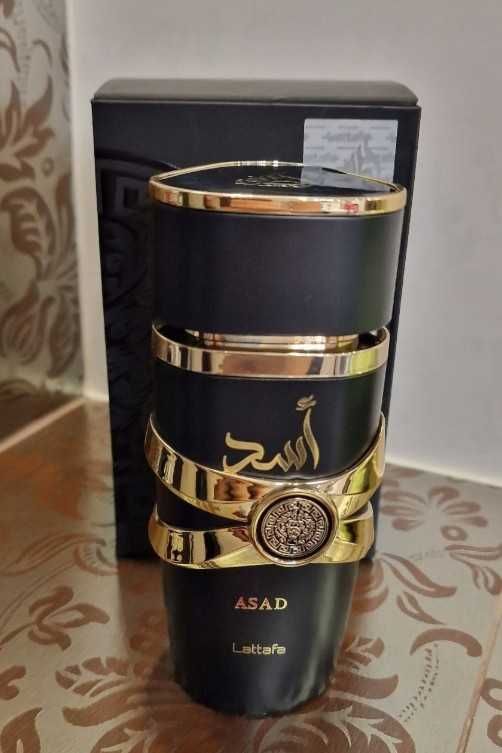 Perfumy Męskie Lattafa Asad 100 ML bardzo trwałe Arabskie + 2 próbki