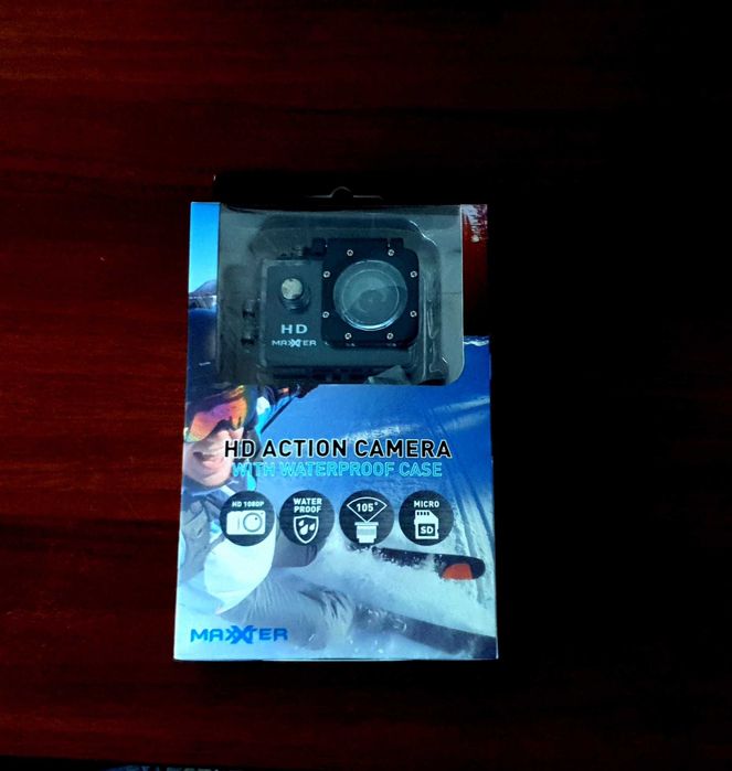 Nowa kamera sportowa maxxter+nowa karta pamięci 16gb