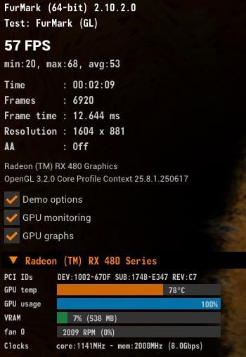 AMD Radeon RX 480 8GB