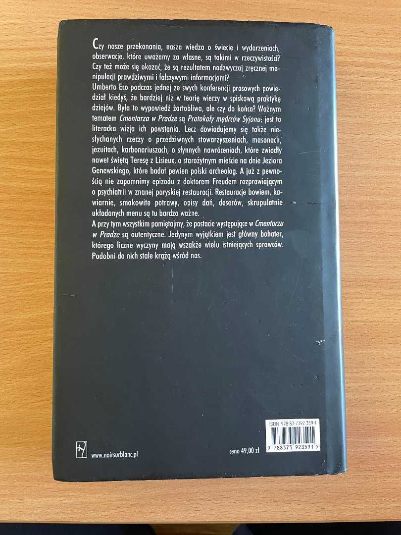 Cmentarz w Pradze • Umberto Eco