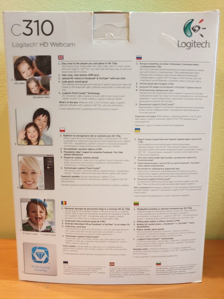 Веб-камера Logitech C310 HD