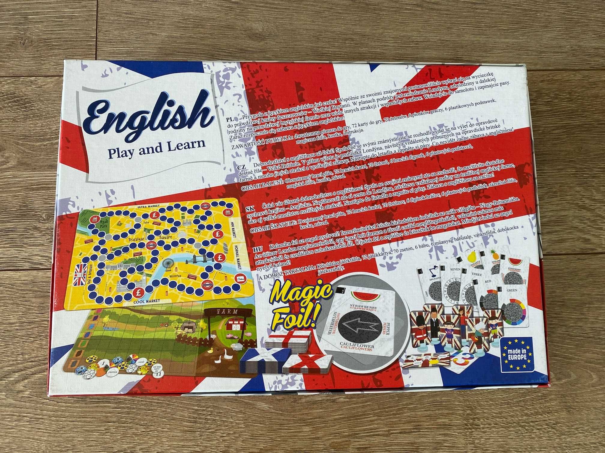 Edukacyjna gra planszowa English Play And Learn Trefl