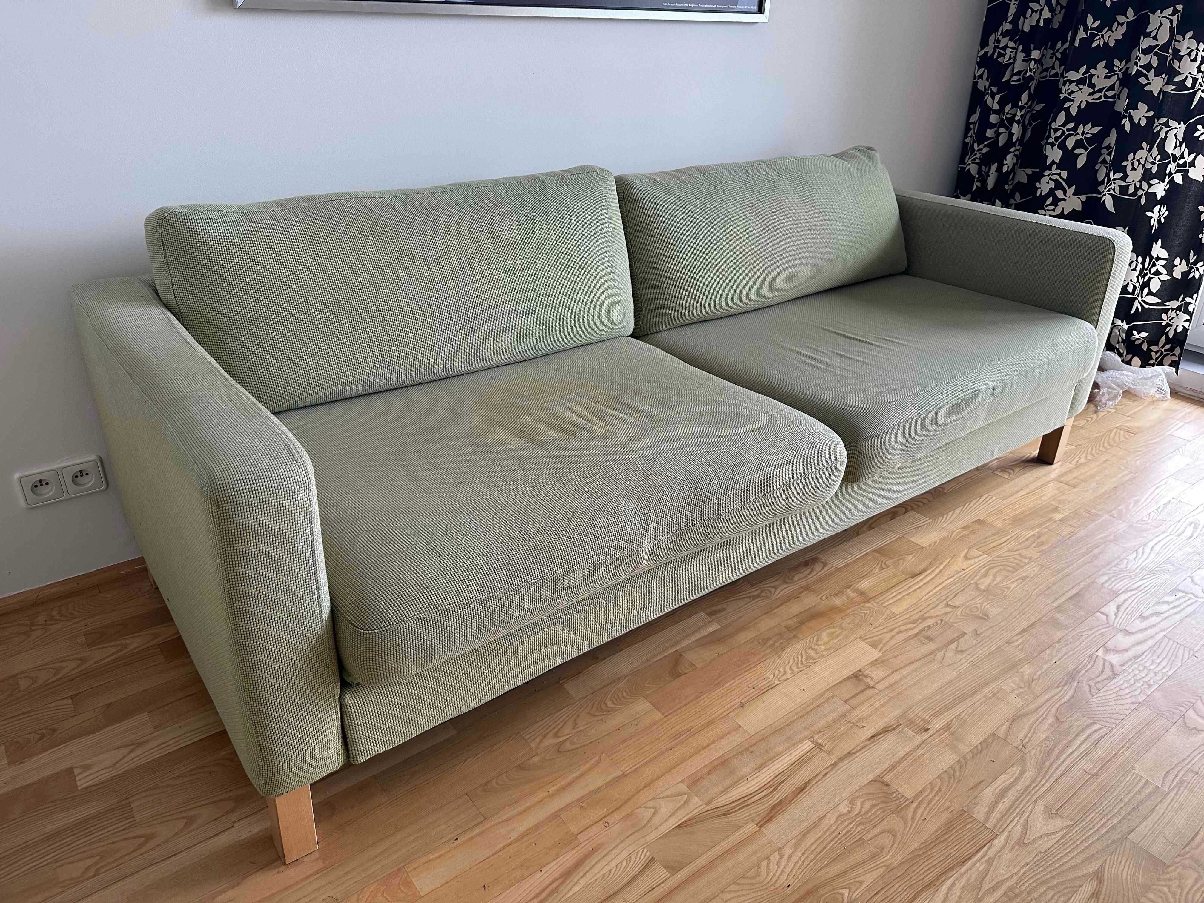 Sofa rozkładana IKEA KARLSTAD z funkcją spania i skrzynią na pościel
