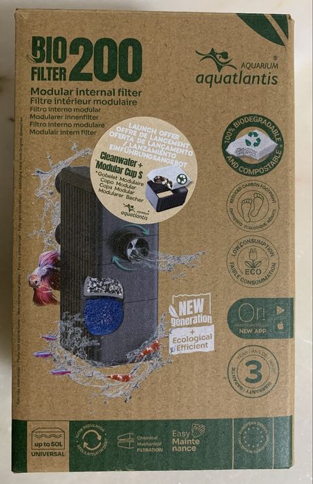 Aquario 16L com acessorios