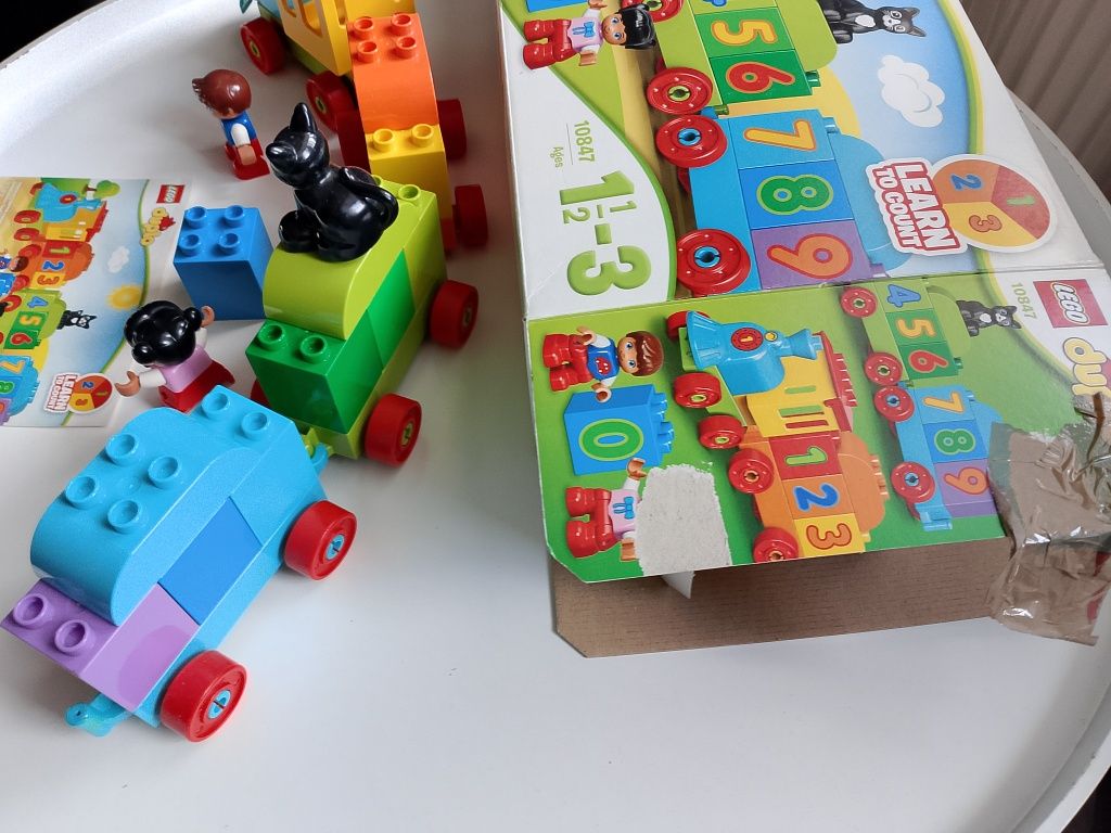 LEGO Duplo pociąg z cyferkami
