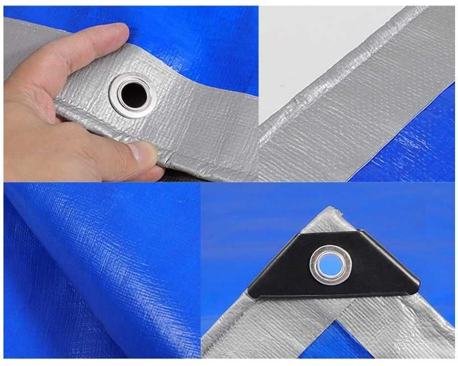 Plandeka płachta 4x5 75g MOCNA mrozoodporna UV RÓŻNE ROZMIARY
