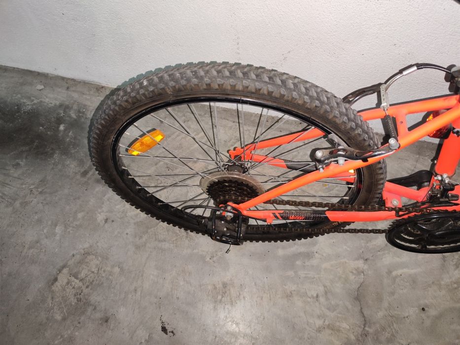 Bicicleta BTT Rockrider 500 — Roda 24″, Como nova + extras