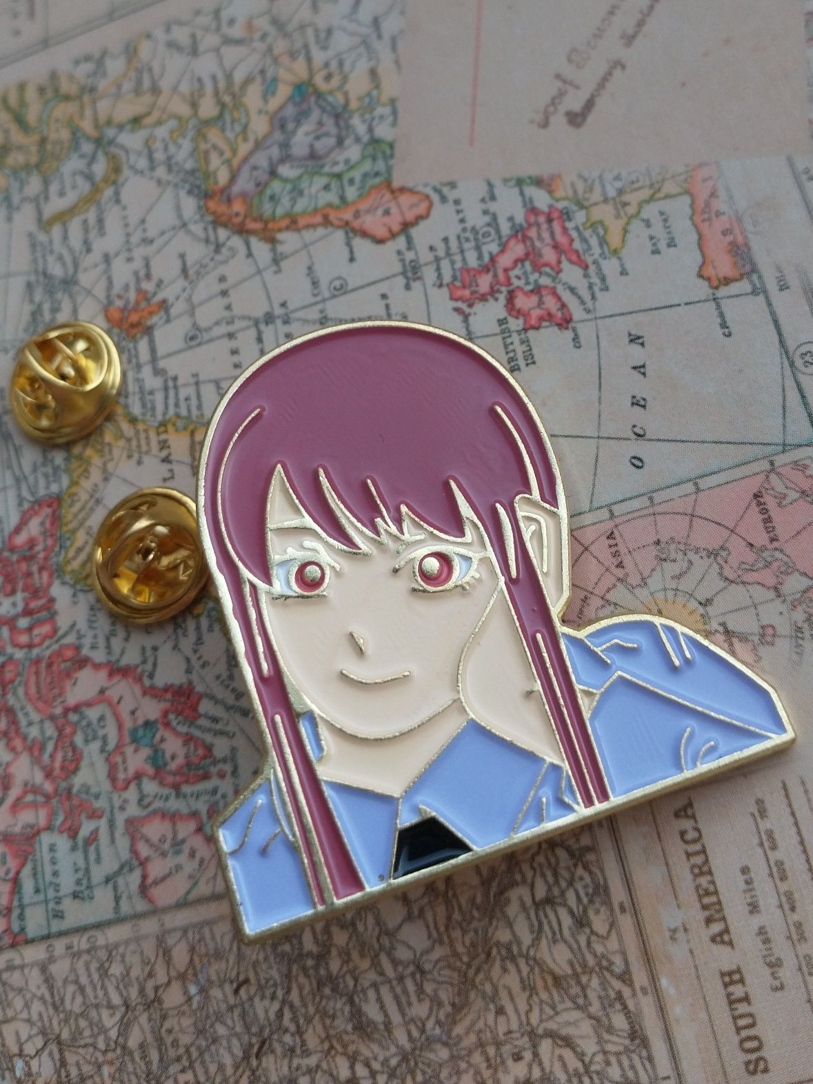 pin Makima Chainsaw Man manga anime przypinka