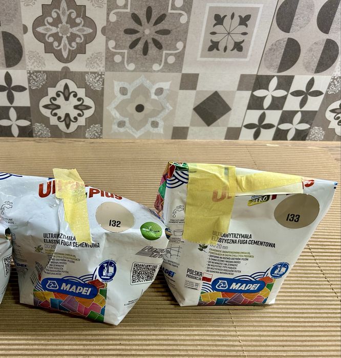 Fuga mapei końcówka po remoncie nr 132, 133