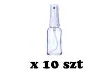 Buteleczka butelka szklana bezbarwna z atomizerem 30 ml x 10 sztuk