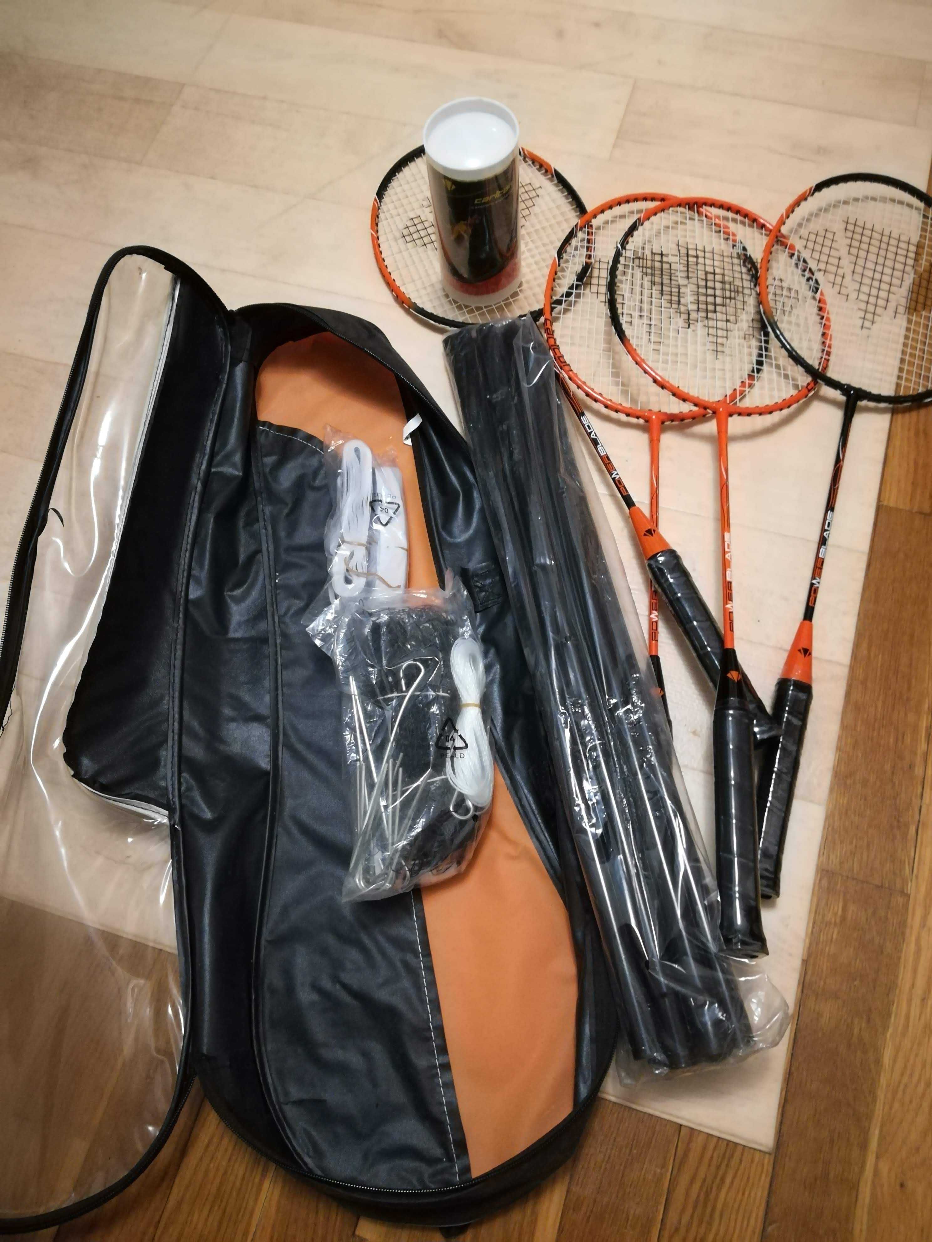 Badminton Conjunto com Raquetes e tudo o mais