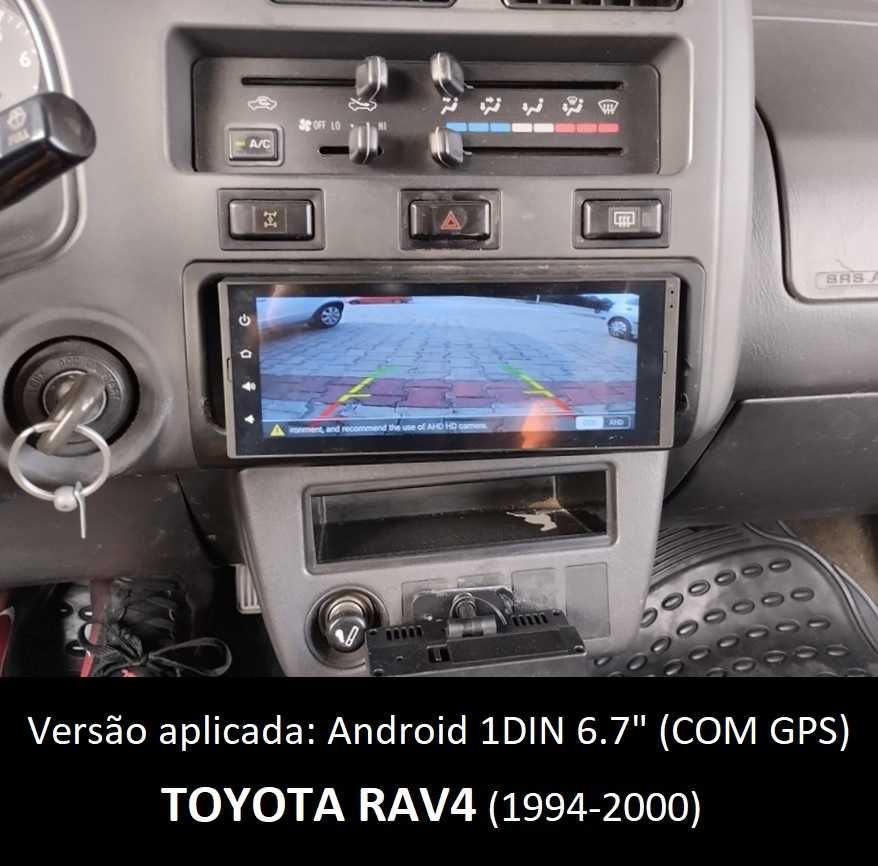 (NOVO) Rádio 2DIN Toyota • RAV4 • (1994 a 2012) • Android GPS