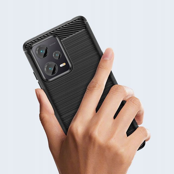 Tech-Protect Tpucarbon Xiaomi Redmi Note 12 5G / Poco X5 5G Black