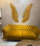 Sofa dwuosobowa Chesterfield Modern Wood-Velluto 8