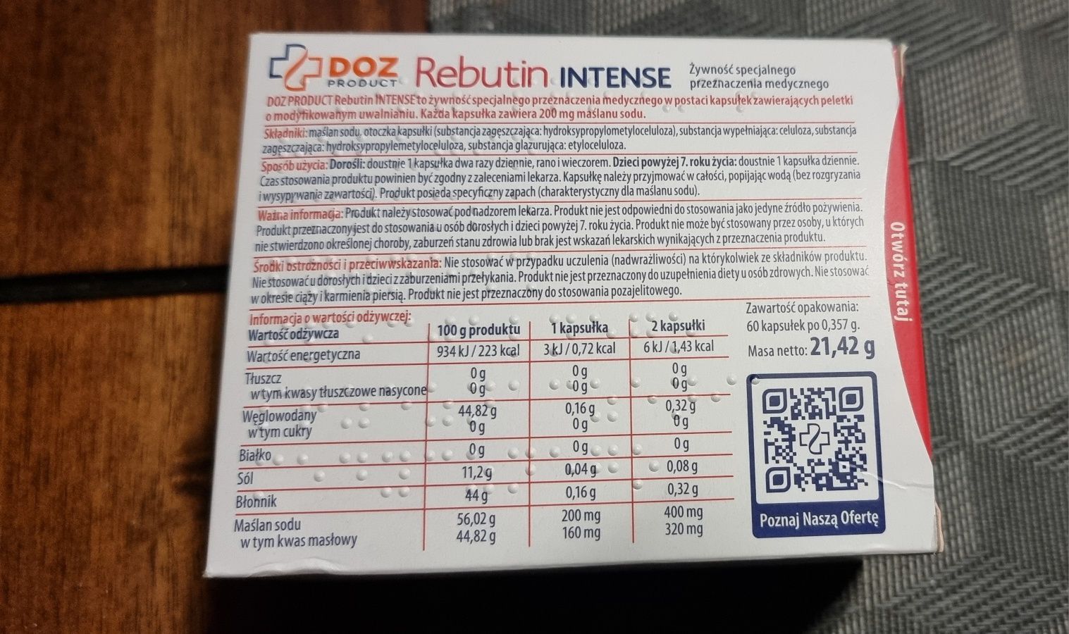 Rebutin intense nowe