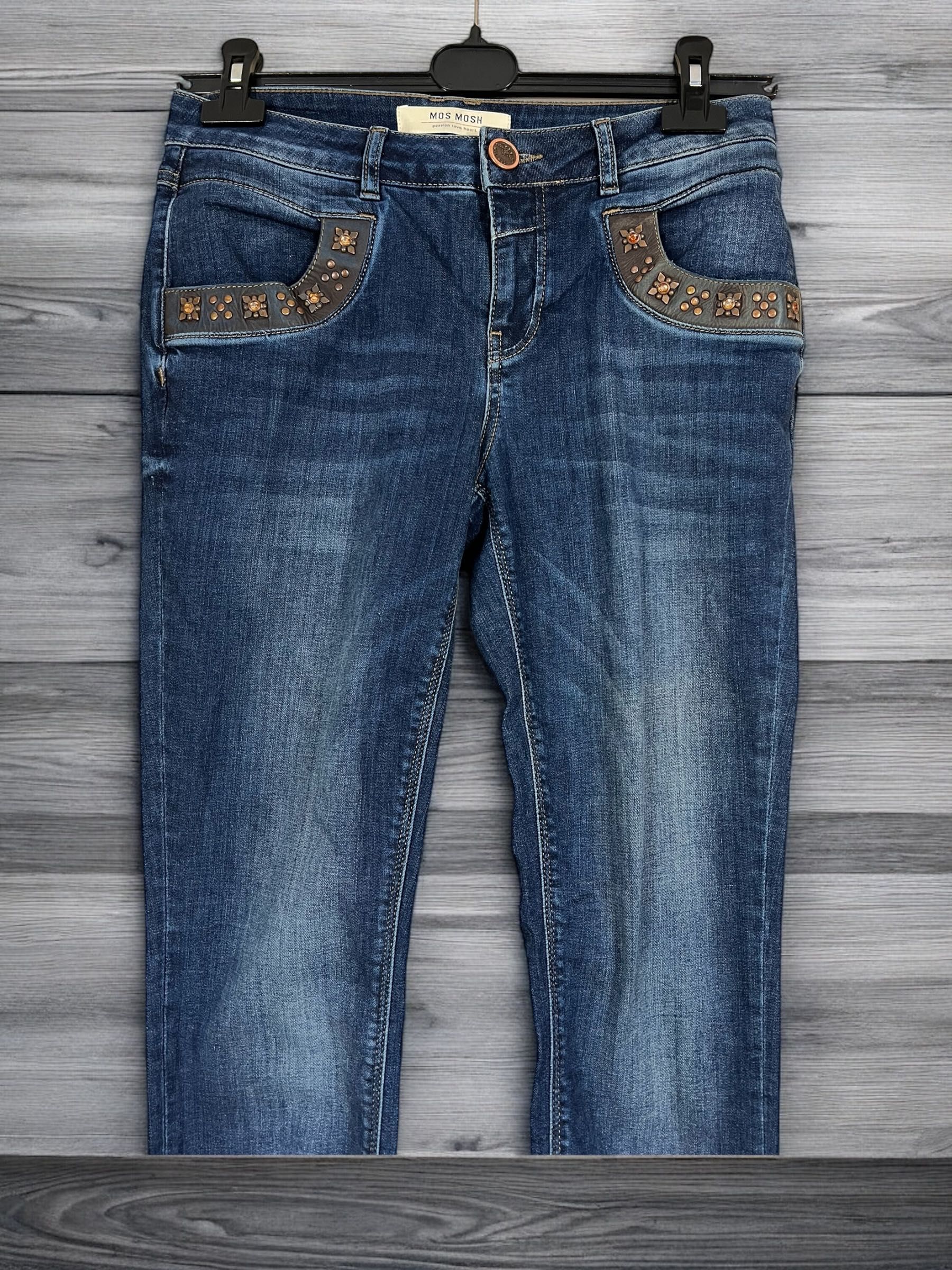 Mos Mosh Marley Naomi Flower roz. W28 damskie dżinsy slim fit