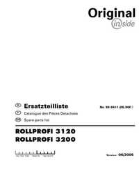 Katalog części prasy Pottinger Rollprofi 3120, 3200,