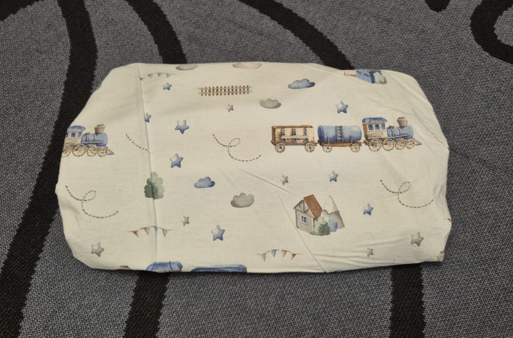 Плед конверт утеплений з бантом, простирадло в люльку, набір для відби