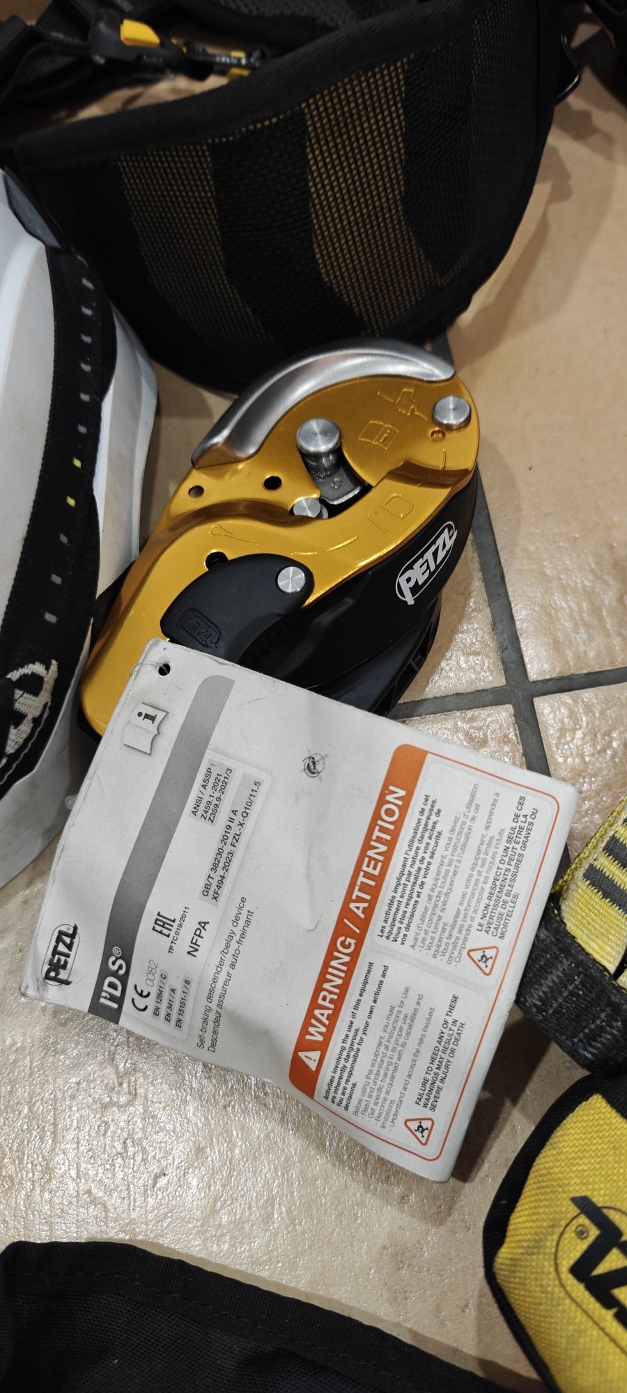 Petzl material de trabalho