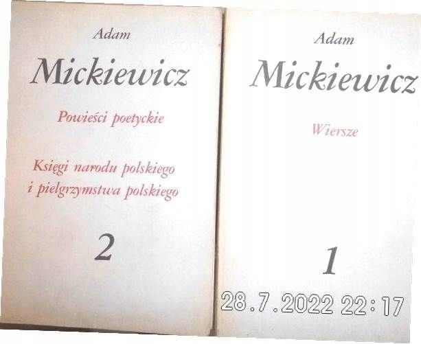 Dzieła Poetyckie Adam Mickiewicz