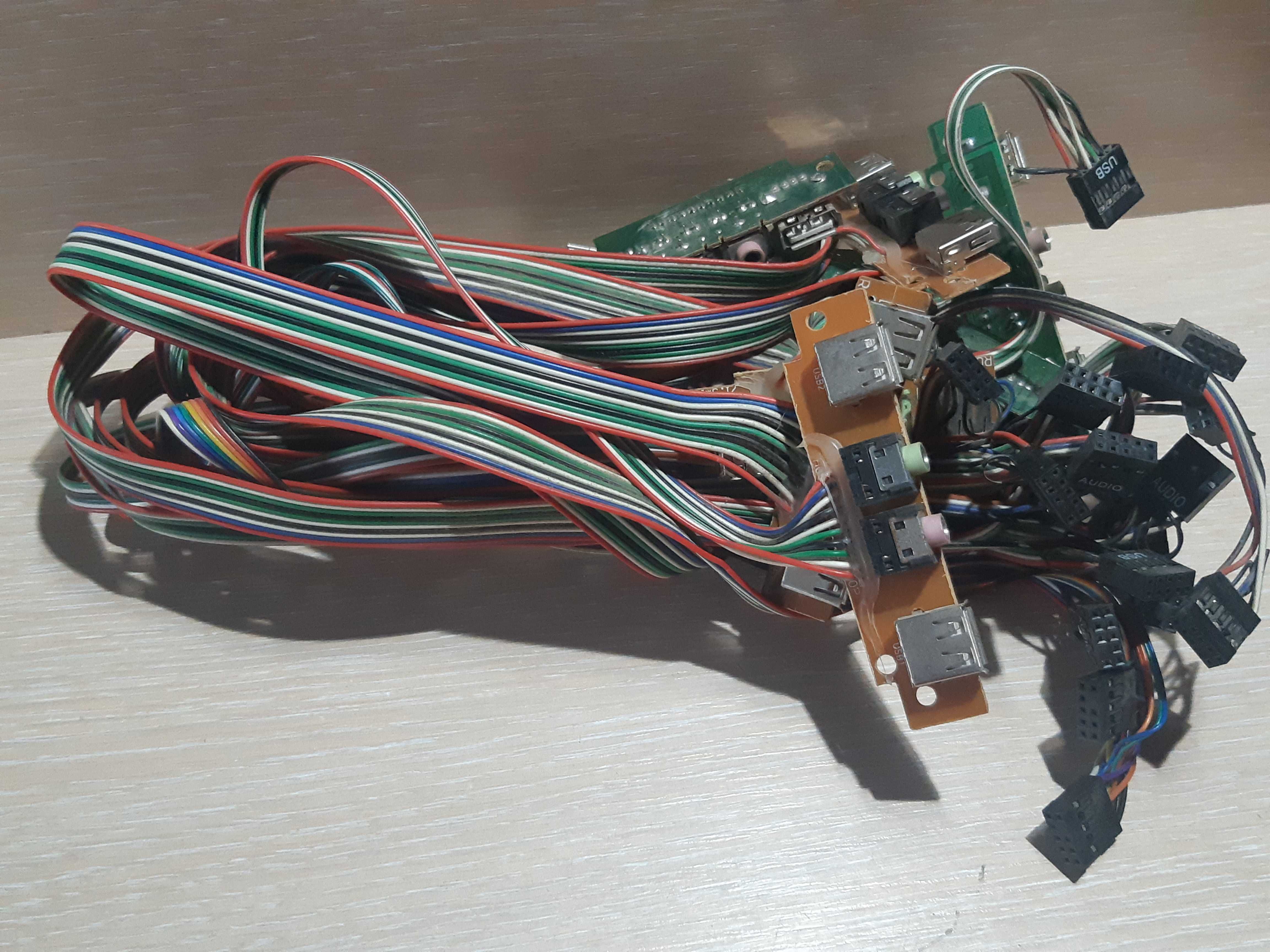 USB AUDIO фронт-панель (коса) від комп'ютерних корпусів, USB-hub