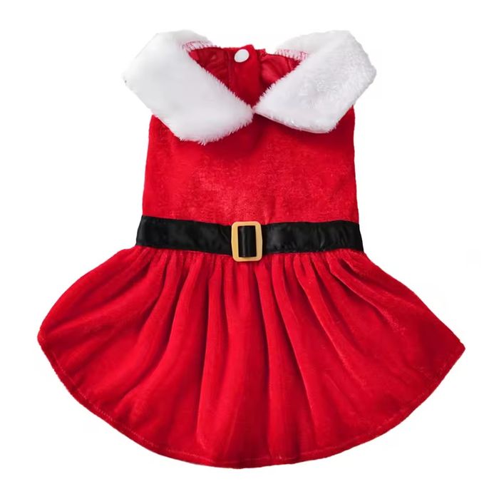 Vestido de Natal para Cadela