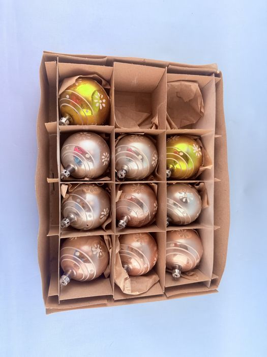 Bombki choinkowe bańki ozdoby świąteczne szklane