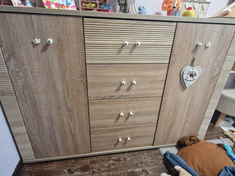 Komoda dąb sonoma sklep AGATA idealny stan