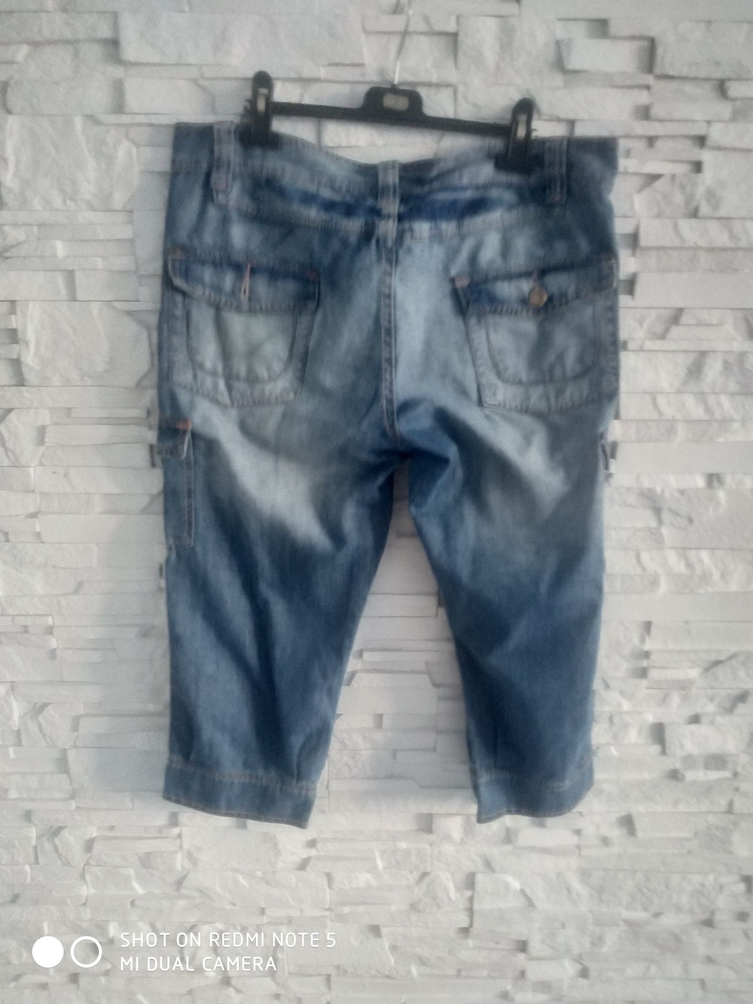 H&M Spodenki 3/4z jeansu 44