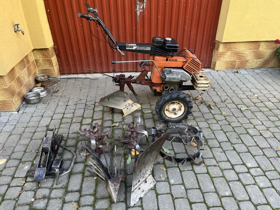 Traktorek Fortschritt E931.50 Dzik Glebogryzarka Pług Simson S51