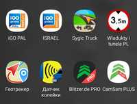 Навігація для ввнтажівок IGO PRIMO,IGO ISRAEL,IGO PAL,sygic truck