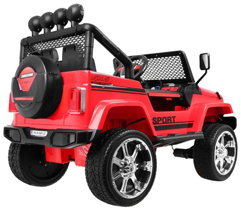 Pojazd NEW Raptor DRIFTER Napęd 4X4 Płomienie