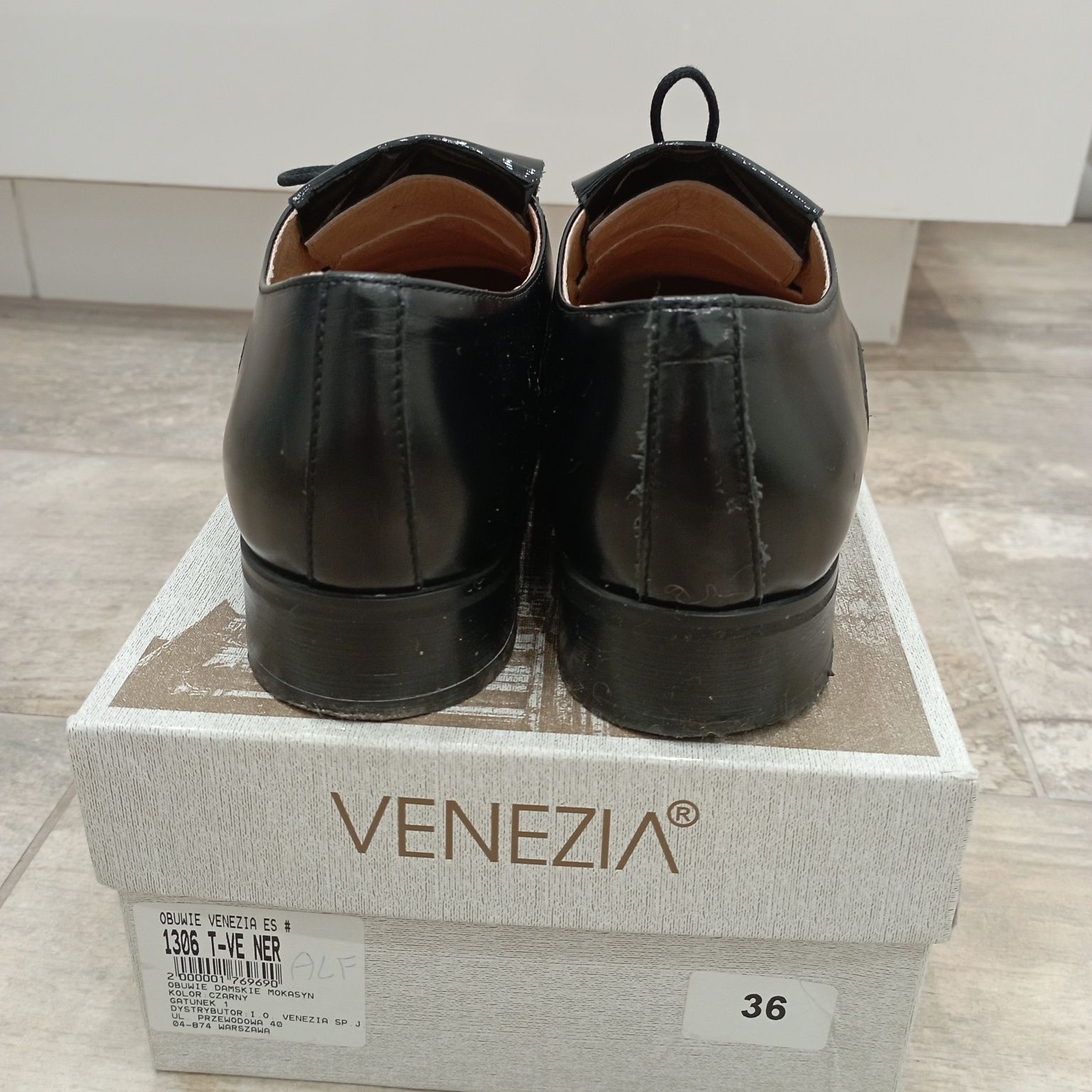 Mokasyny skórzane Venezia