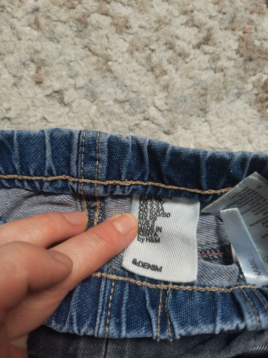 Spodnie dziewczęce jeansowe denim rozmiar 98 2szt. H&M i Zara