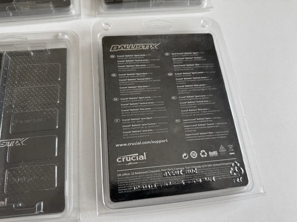 Оперативная память Crucial DDR3-1866 4096MB PC3-14900 BallistiX Elite